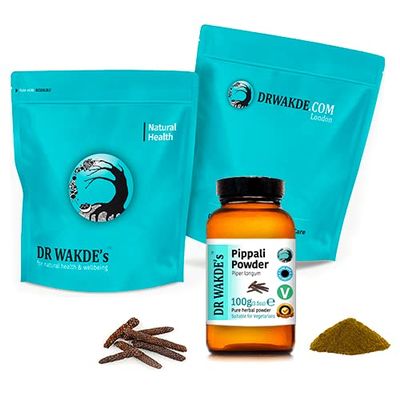 DR WAKDE'S Pippali Powder (Long Pepper) | 1 kg | Pure, Raw & Dried | Vegan