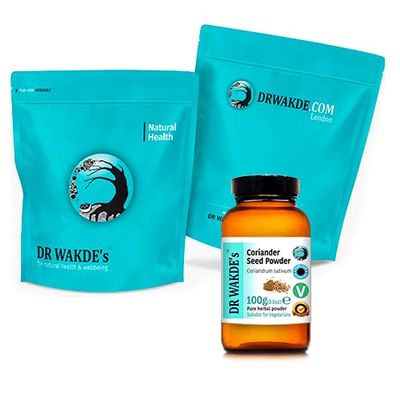 DR WAKDE'S Coriander Seed Powder (Coriandrum sativum) – 1 kg (2.2 lb) | 100% Herb | Ayurvedic Dietary Supplement | Bulk Discount | Same-Day Dispatch