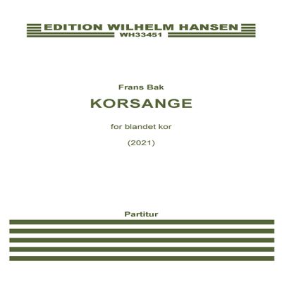 Frans Bak-Korsange-SATB-BOOK