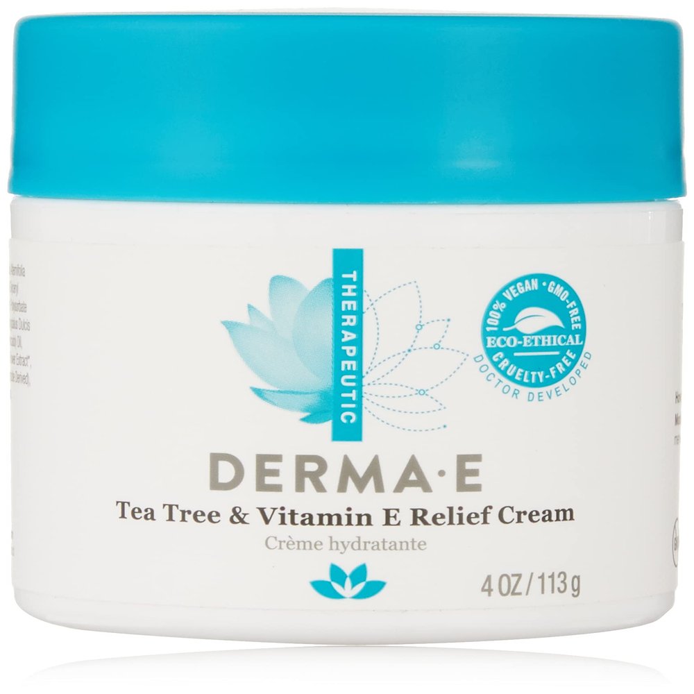 Derma E Tea Tree & E Antiseptic Soothing Skin Cream 113 g