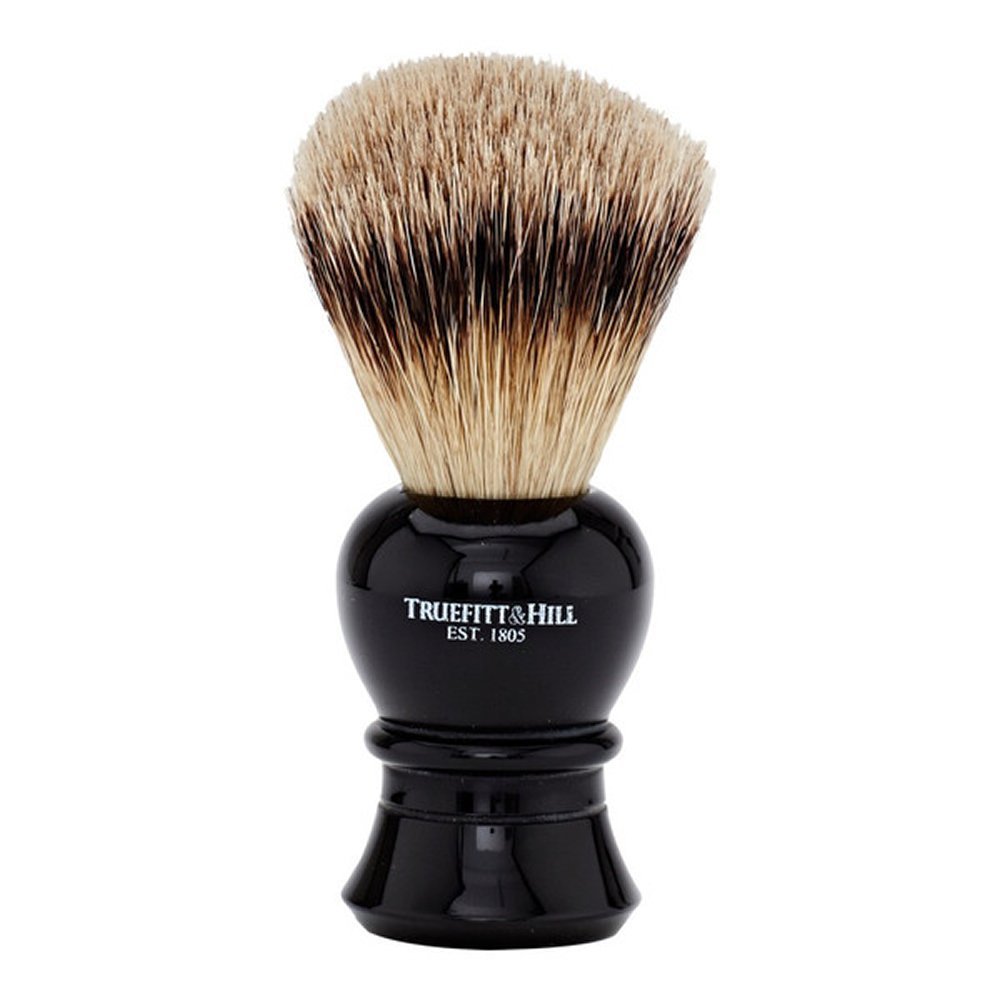 Truefitt & Hill Super Badger Regency Shaving Brush, Black, Unique, Standard