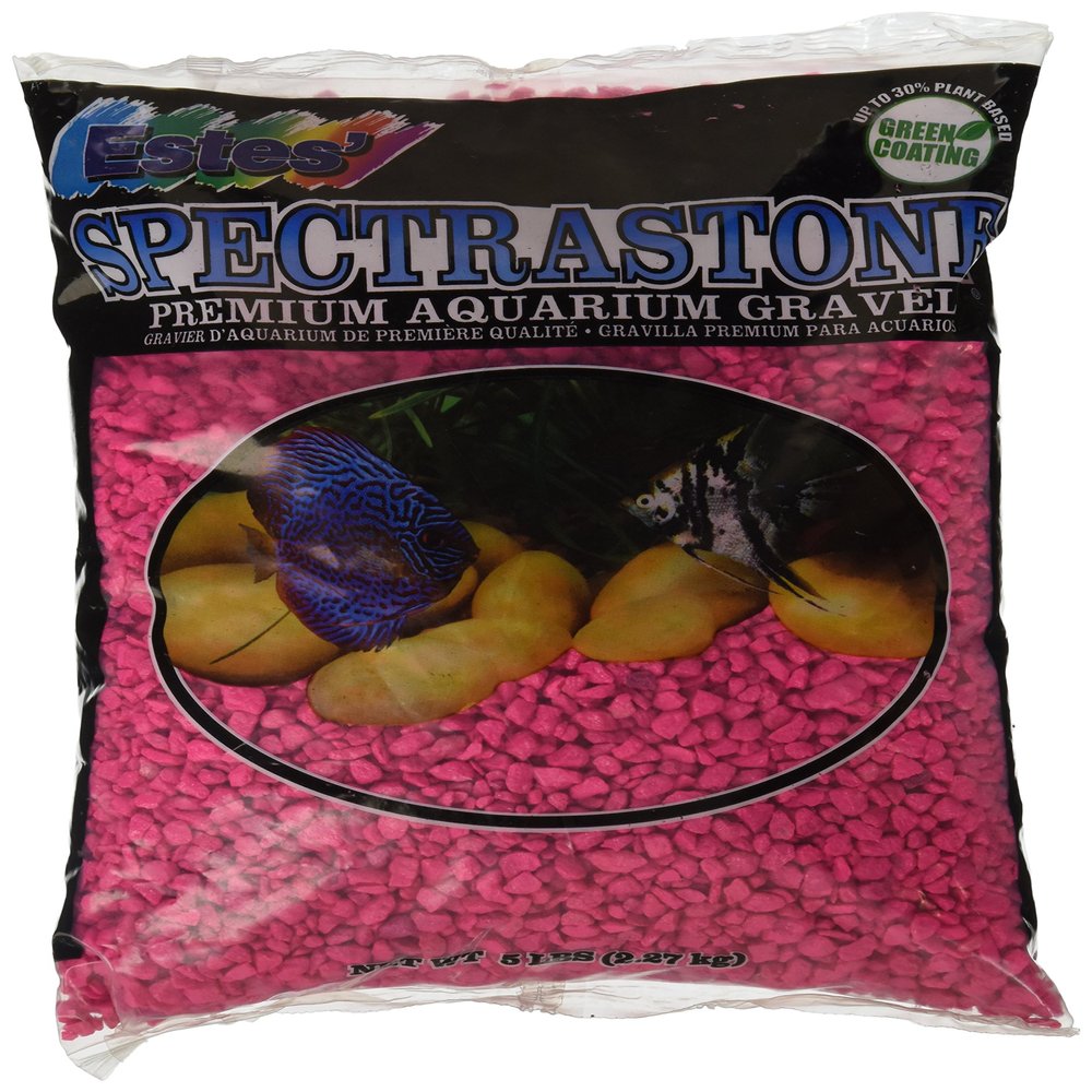 Spectrastone Permaglo Aquarium Gravel, 5 kg Bag, Pink