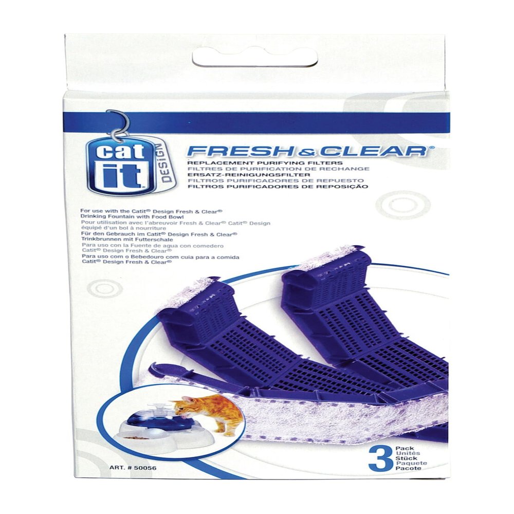 Catit Replacement Cleaning Filters, 3-Pack