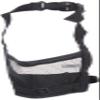 Trixie 19263 Dog Muzzle with Mesh Insert, Polyester, M, Black view 1