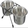 Trixie 24831 Eat on Feet Bowl Set, 2 x 0.45 L/12 cm view 2