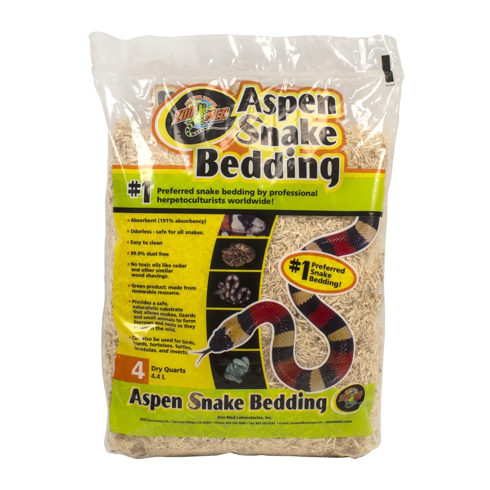 Zoo Med SB-4 Aspen Snake Bedding, 4.4 L