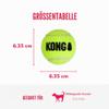 KONG SqueakAir Balls Premium Dog Toy, Squeaky Tennis Balls, Gentle on Teeth, 3-Pack, for Medium Dogs view 4