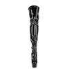 Pleaser KISS-3000 Women's Over-the-Knee Boots, Black, EU 42 (UK Women's 9) view 2