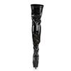 Pleaser KISS-3000 Women's Over-the-Knee Boots, Black, EU 42 (UK Women's 9) view 4