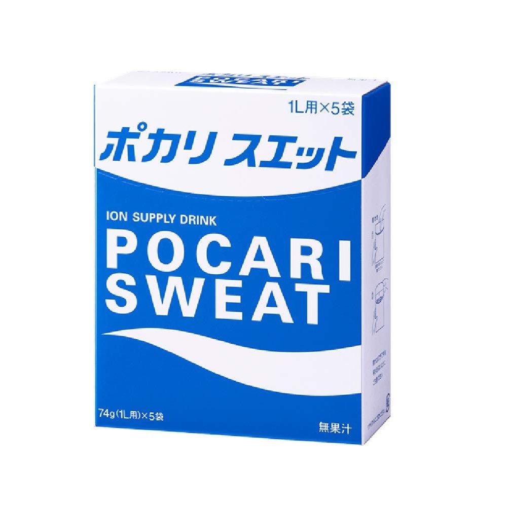 Otsuka Pocari Sweat Ion Supply Sports Drink Mix (1 Box of 5 Packets)