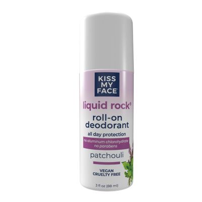 Kiss My Face Liquid Rock Roll-On Deodorant, Peaceful Patchouli, 90 mL