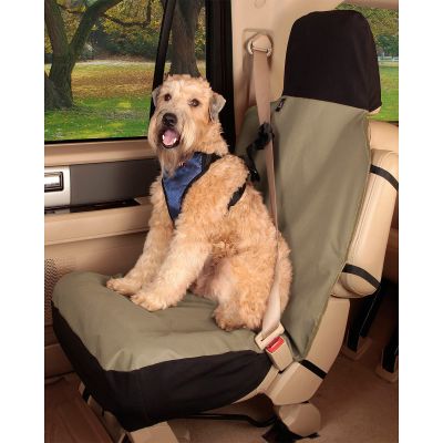 PetSafe SOLVIT Bucket Seat Cover for Cars, Trucks, Minivans and SUVs, Light Brown