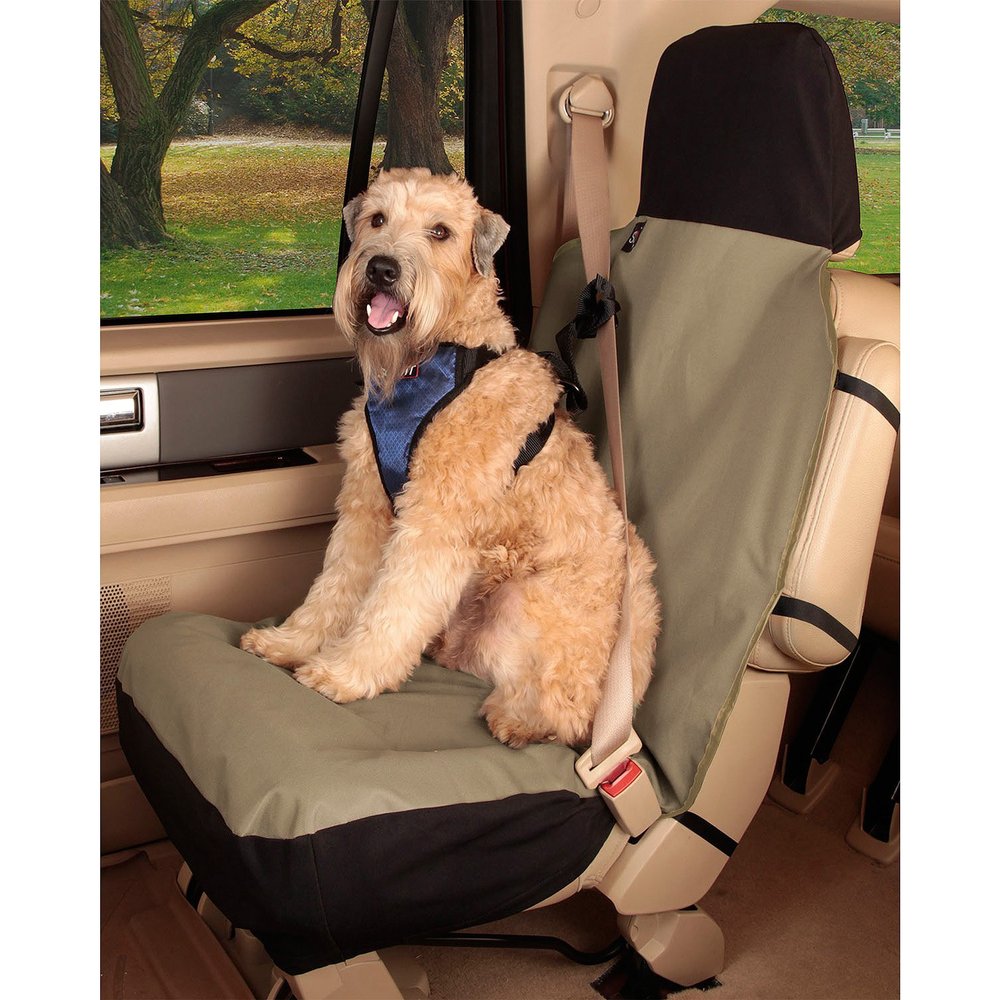 PetSafe SOLVIT Bucket Seat Cover for Cars, Trucks, Minivans and SUVs, Light Brown