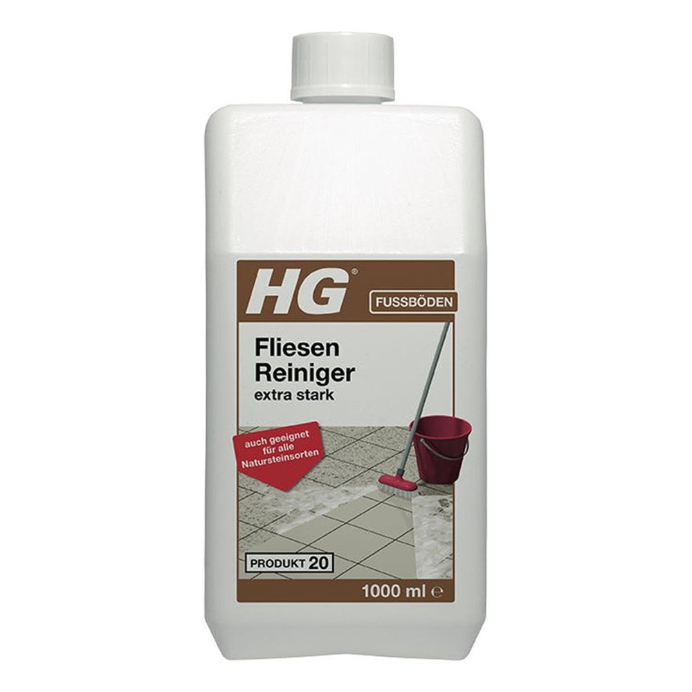 HG Extra Strong Tile Cleaner | Cleans Paving Stones & Floors | 1 Liter