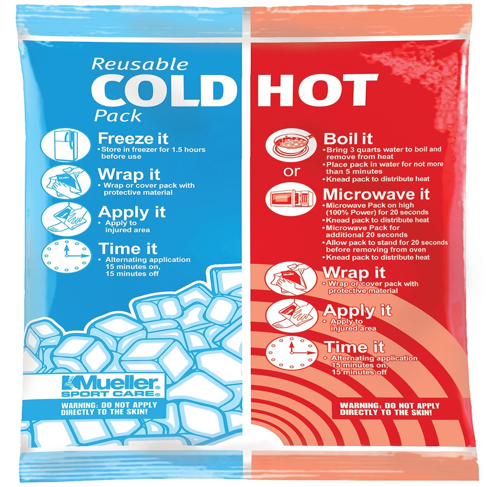 MUELLER Reusable Hot/Cold Compress, 15 cm x 22 cm, 1 ct