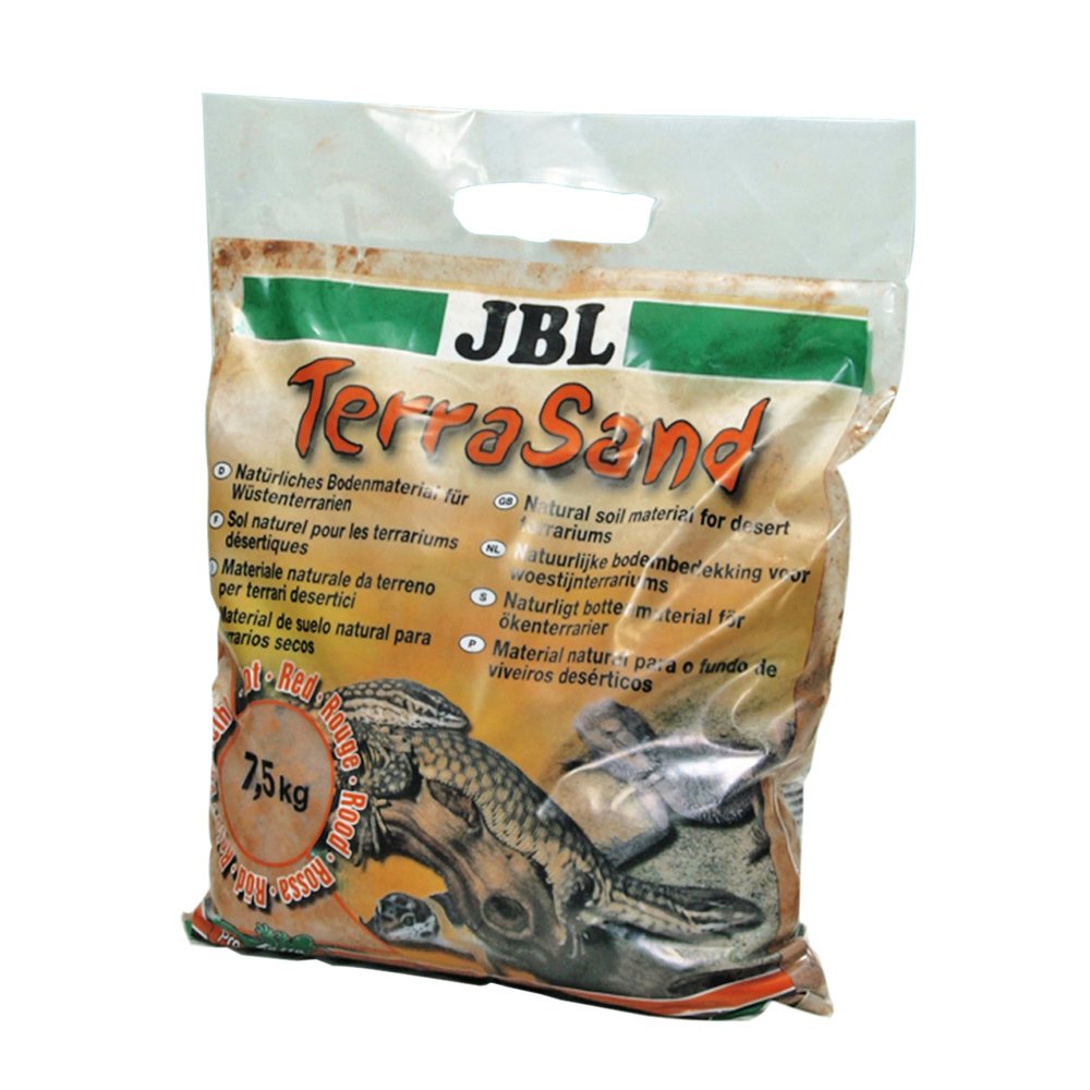 JBL TerraSand Red Sand Substrate for Desert Terrariums, 7.5 kg