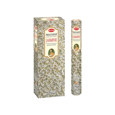 HEM Precious Jasmine Incense Sticks, 6-Pack – 120 Sticks