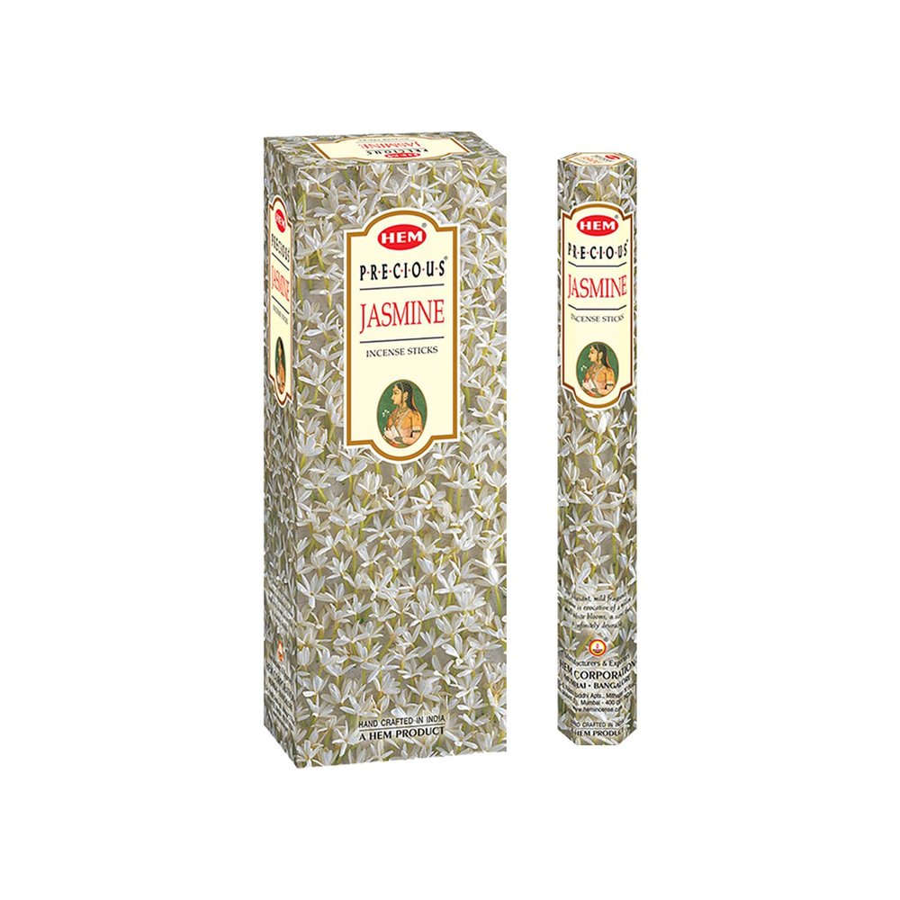 HEM Precious Jasmine Incense Sticks, 6-Pack – 120 Sticks