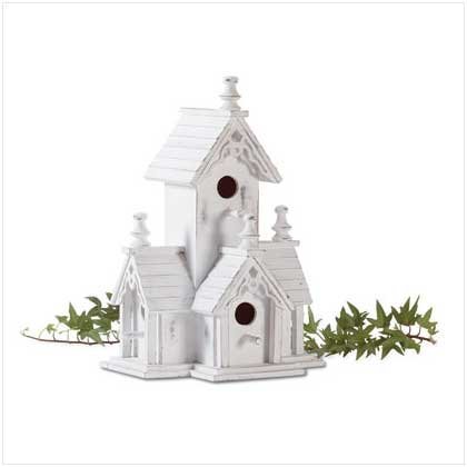 SmartLiving Wooden Distressed Victorian Birdhouse