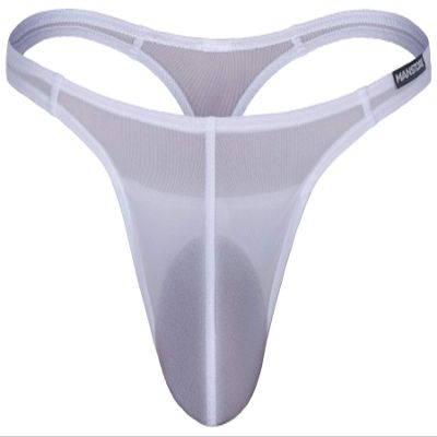 MANSTORE M101 Push-Up String, White, Size S