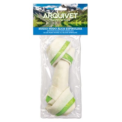 TX-31301 Knotted Chewing Bone 11 cm with Spirulina Algae