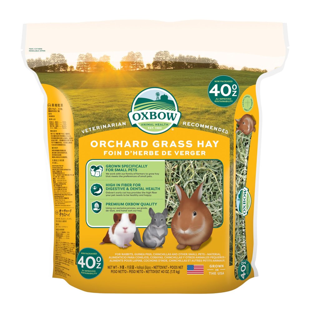 Petlife Oxbow Orchard Grass Hay for Small Animals, 1.13 kg