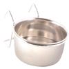 Trixie 5493 Stainless Steel Bowl with Holder, 150 ml / 7 cm view 1