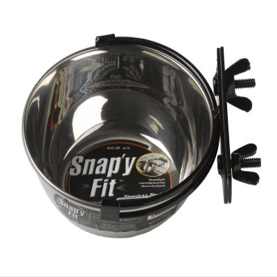 MidWest Homes for Pets - Snap'y Fit Stainless Steel Bowl, 295 ml