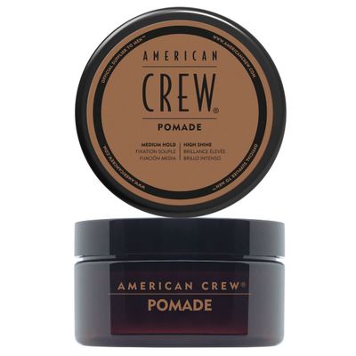 AMERICAN CREW Pomade, 50 g, Water-Based Hair Pomade for Men, Medium Hold, High Shine