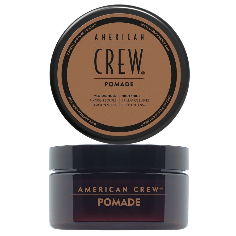 AMERICAN CREW Pomade, 50 g, Water-Based Hair Pomade for Men, Medium Hold, High Shine