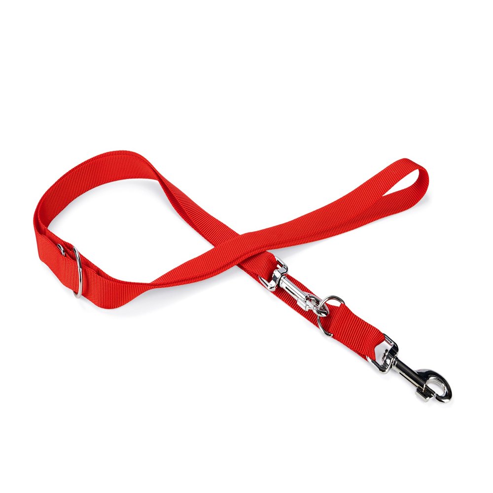 Karlie Art Sportiv Basic Training Leash, Nylon, Red, 200 x 2.5 cm
