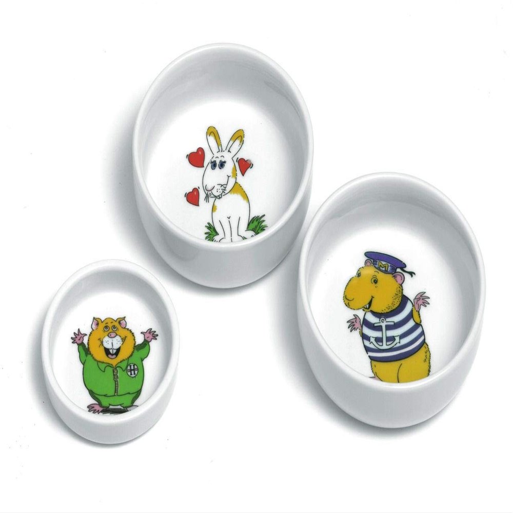 Flamingo 44085 Ceramic Bowl for Small Rodents, 300 ml
