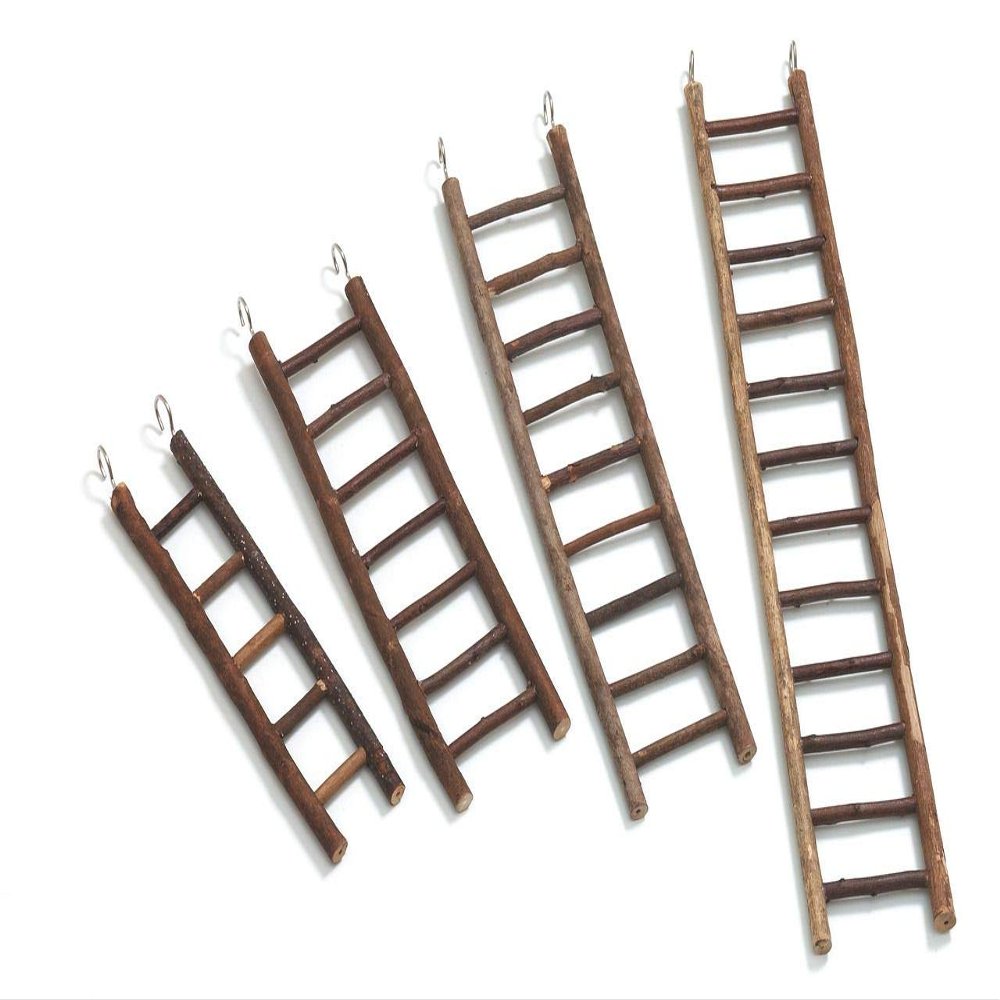 Karlie Bird Ladder Toy, 7 Steps, Wood, Natural, 31x9 cm