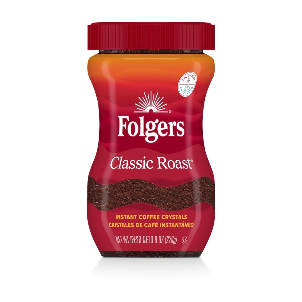 Folgers Classic Roast Instant Coffee, 226 g