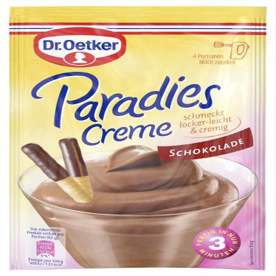 Dr. Oetker Paradise Cream Chocolate, 74 g