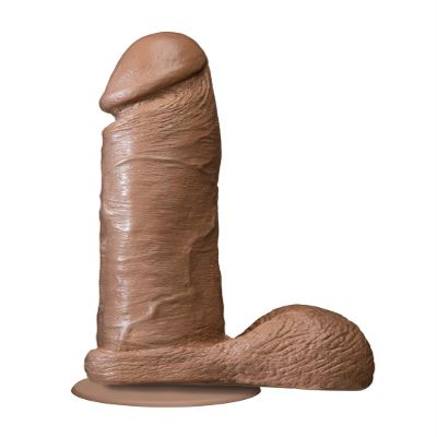 The Realistic Cock "8 Mulatto" with Suction Cap