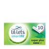 Lil-Lets Extra Comfort Super Plus Absorbency, Applicator-Free, 10 Tampons view 1