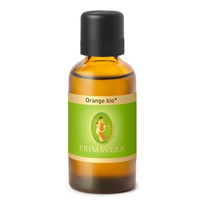 PRIMAVERA Organic Orange Essential Oil 50 ml – Aromatherapy, Mood-Lifting, Balancing, Vegan