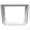 Cat Mate Tunnel Extension/Wall Frame for Cat Flaps (303), 1 Pack view 2
