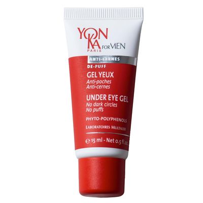 Yon-Ka for Men Eye Gel 15 ml | 94% Natural Ingredients | Reduces Dark Circles and Puffiness | Peppermint Notes