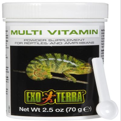 Exo Terra Multivitamin Powder Supplement for Reptiles, 70 g