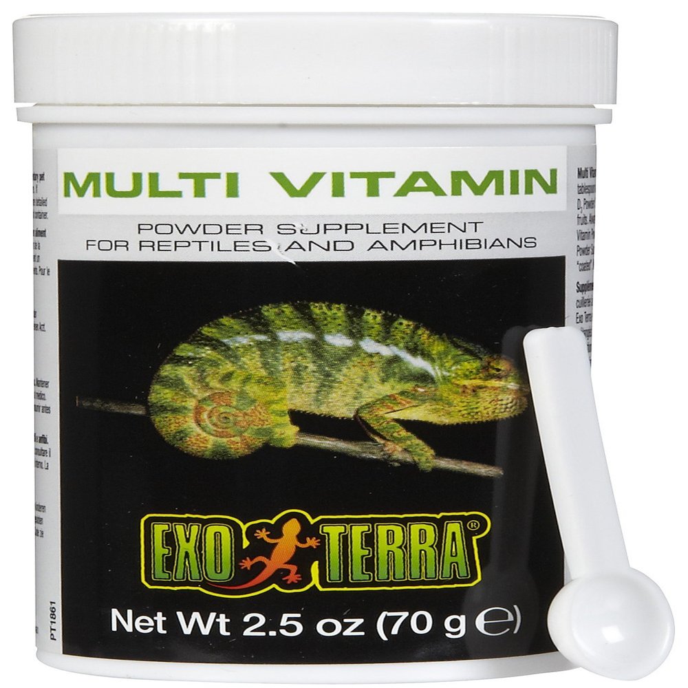 Exo Terra Multivitamin Powder Supplement for Reptiles, 70 g