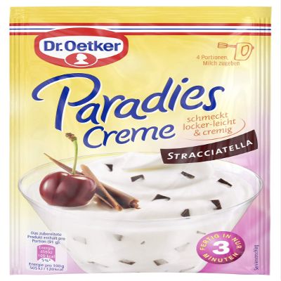 Dr. Oetker Paradies Creme Stracciatella, 12-Pack (12 x 66 g)
