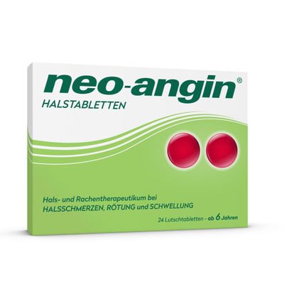 neo-angin Throat Lozenges | Triple Effect | Herbal Flavor | 24 Count