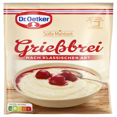 Dr. Oetker Semolina Porridge, 12-Pack (12 x 92 g)