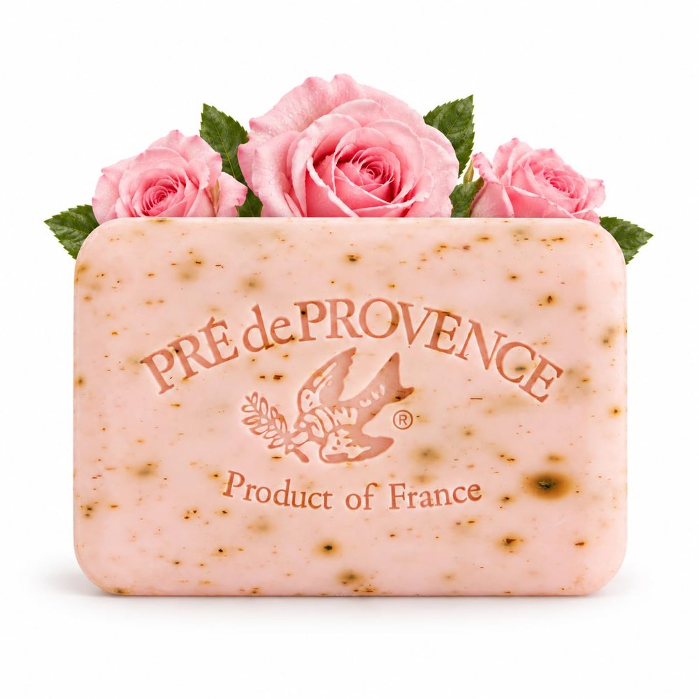 European Soaps 250 g Pre de Provence Rose Petal Soap