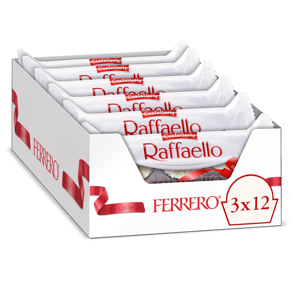 Ferrero Raffaello Coconut Candies, 36 Count