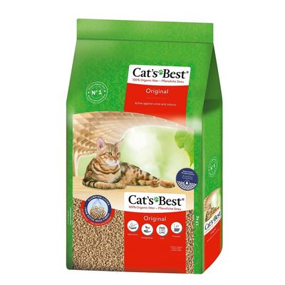 Cat's Best Original Cat Litter, 100% Plant-Based Clumping Litter