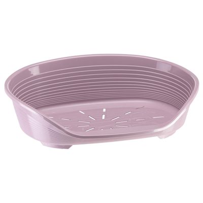 Ferplast Siesta Deluxe 8 Plastic Dog Bed for Medium Dogs, 82 x 59.5 x 25 cm, Lilac