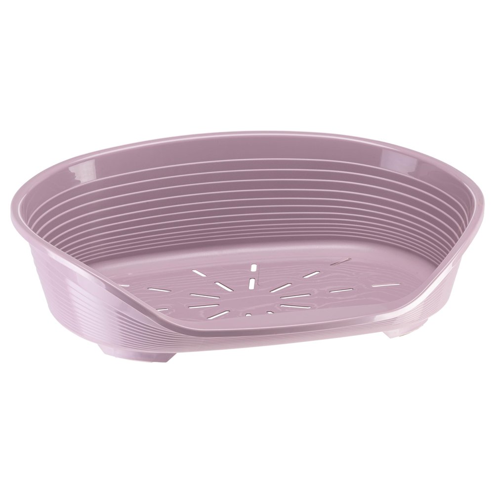 Ferplast Siesta Deluxe 8 Plastic Dog Bed for Medium Dogs, 82 x 59.5 x 25 cm, Lilac